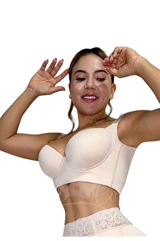 High coverage bra back and sides