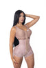 High compression girdle with short bra
