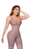 Girdle with 7-rod mid-leg bra