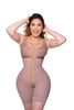 Girdle with 7-rod mid-leg bra